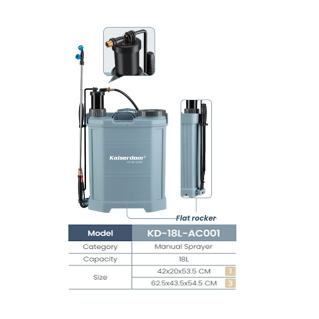 Kaiserdom 18L Manual Sprayer Knapsack Garden Power Sprayer for Agriculture Spray Machine (KD-18L-AC001)