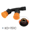 Kaiserdom Agricultural Knapsack Sprayer Spare Parts—Brass Insert Y Twin Nozzle for Agricultural Knapsack Sprayer