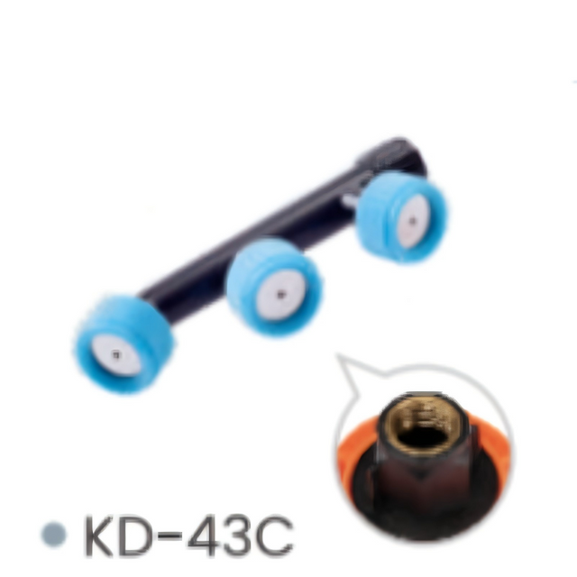 Kaiserdom Agricultural Knapsack Sprayer Spare Parts—Triple Outlet Nozzle Assembly with Brass Thread